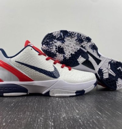 Nike Kobe 6 Protro Team USA White Red Navy