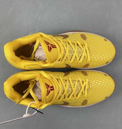 Kobe 6 Protro SpongeBob Kay Yow White Yellow