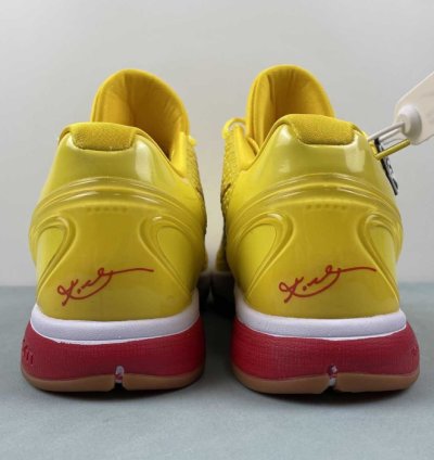 Kobe 6 Protro SpongeBob Kay Yow White Yellow