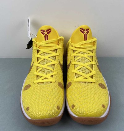 Kobe 6 Protro SpongeBob Kay Yow White Yellow