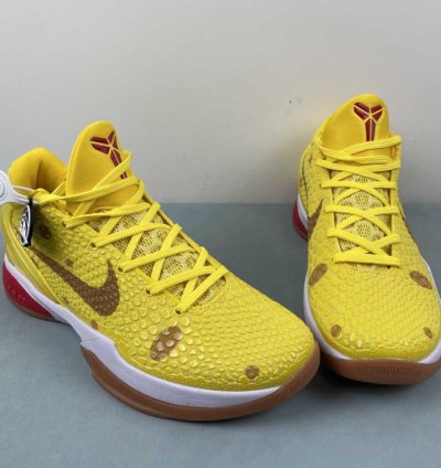 Kobe 6 Protro SpongeBob Kay Yow White Yellow