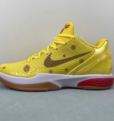 Kobe 6 Protro SpongeBob Kay Yow White Yellow