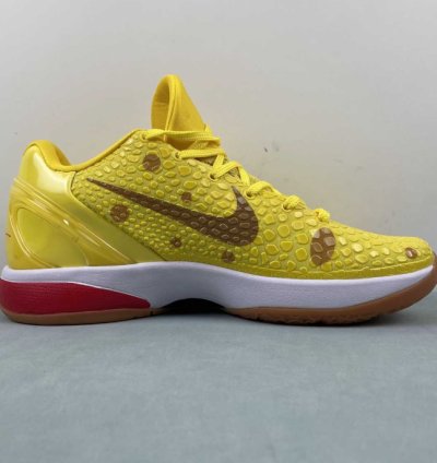Kobe 6 Protro SpongeBob Kay Yow White Yellow