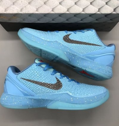 Nike Kobe 6 Protro Ice Grinch Blue Sneakers