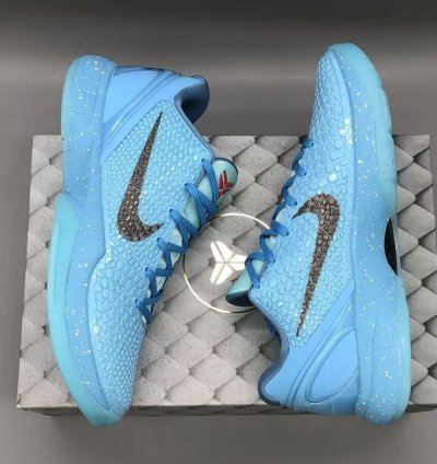 Nike Kobe 6 Protro Ice Grinch Blue Sneakers