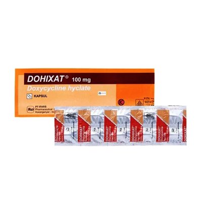 Dohixat 100 mg, Doxycycline Hyclate used to Treat Bronchitis