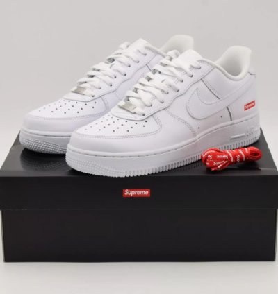 Nike Air Force 1 Low Supreme White CU9225-100