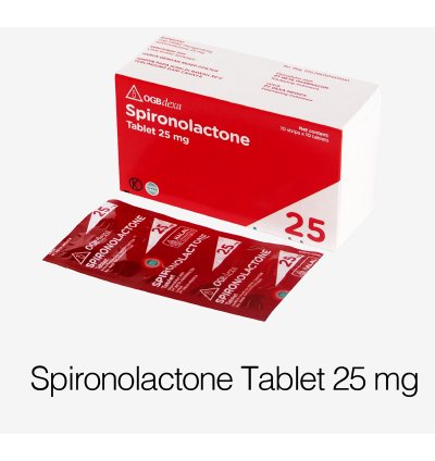 Spironolactone 25 mg used to Treat Conditions Such as High Blood Pressure