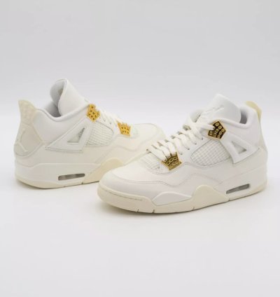 Nike Air Jordan 4 Retro Metallic Gold