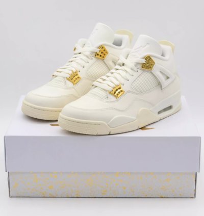 Nike Air Jordan 4 Retro Metallic Gold