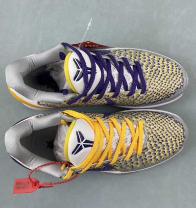 Nike Zoom Kobe 6 Protro 3D Lakers Purple Yellow