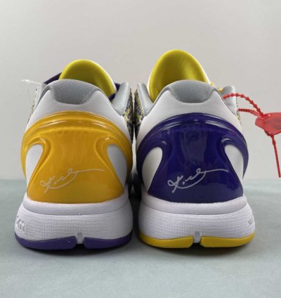 Nike Zoom Kobe 6 Protro 3D Lakers Purple Yellow