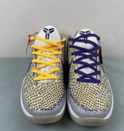 Nike Zoom Kobe 6 Protro 3D Lakers Purple Yellow