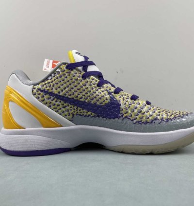 Nike Zoom Kobe 6 Protro 3D Lakers Purple Yellow