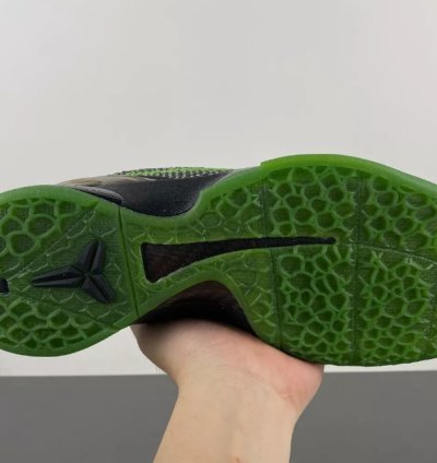 Nike Kobe 6 Supreme Rice Black Gold Green 446442-301