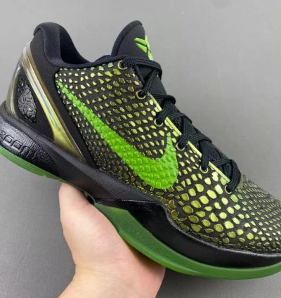 Nike Kobe 6 Supreme Rice Black Gold Green 446442-301
