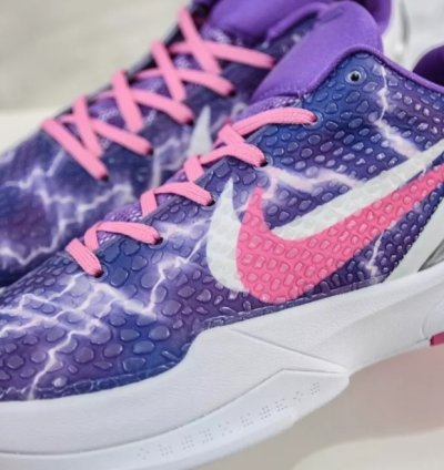 Kobe 6 Protro Purple White Silver Pink CW2190-666