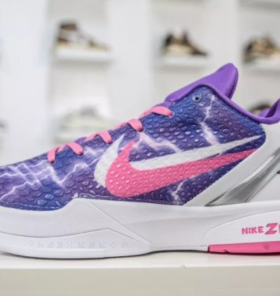 Kobe 6 Protro Purple White Silver Pink CW2190-666
