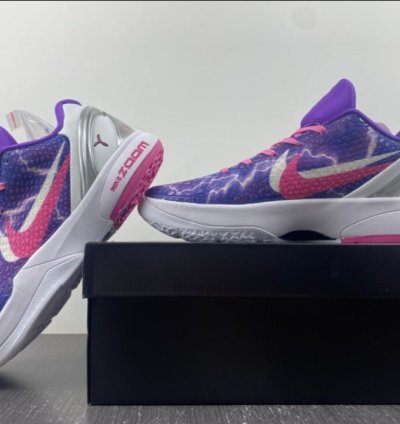 Kobe 6 Protro Purple White Silver Pink