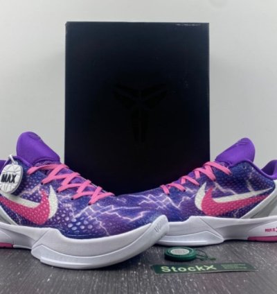Kobe 6 Protro Purple White Silver Pink