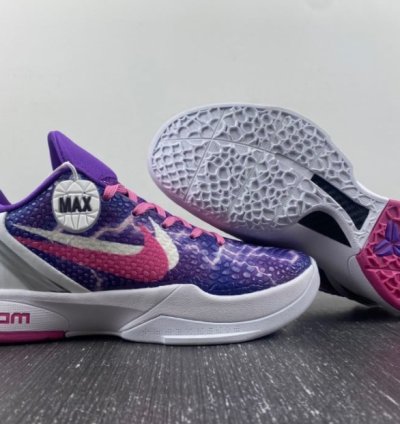 Kobe 6 Protro Purple White Silver Pink