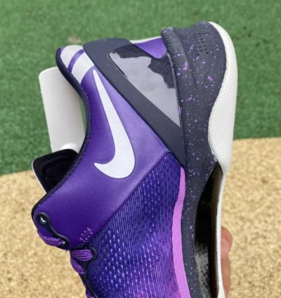 Nike Kobe 8 Playoffs Purple Platinum 555035-500