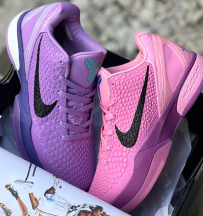 Nike Kobe 6 Protro Cotton Candy Pink Purple Colorway