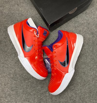 Undefeated x Nike Kobe 4 Protro Team Orange