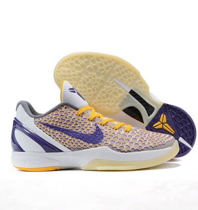 Nike Kobe 6 Protro ' 3D Lakers ' 429659-105 Sneakers