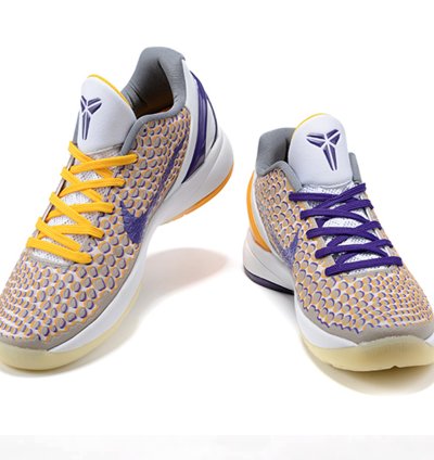Nike Kobe 6 Protro ' 3D Lakers ' 429659-105 Sneakers