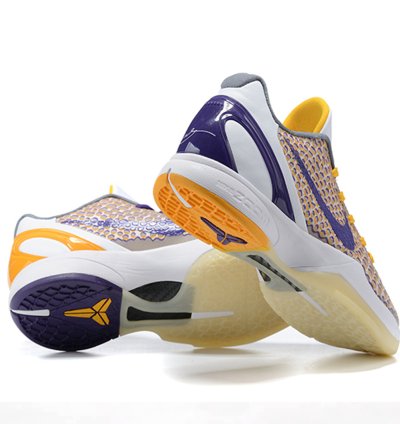 Nike Kobe 6 Protro ' 3D Lakers ' 429659-105 Sneakers