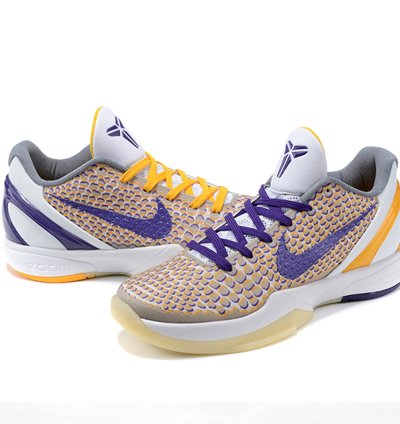 Nike Kobe 6 Protro ' 3D Lakers ' 429659-105 Sneakers
