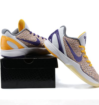 Nike Kobe 6 Protro ' 3D Lakers ' 429659-105 Sneakers