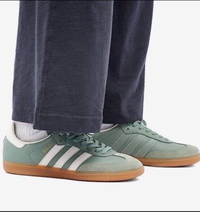 adidas Samba OG 'Silver Green Gum' - IE7011