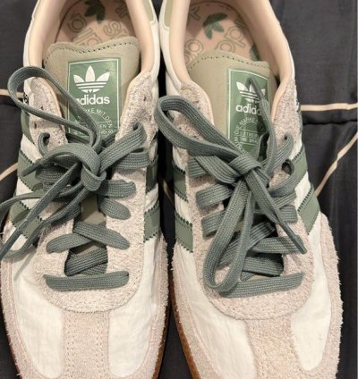 adidas shoes Samba OG 'White Silver Green' - ID0492