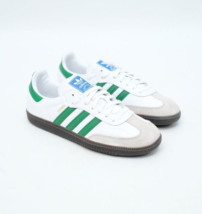 adidas shoes Samba OG 'White Green' - IG1024