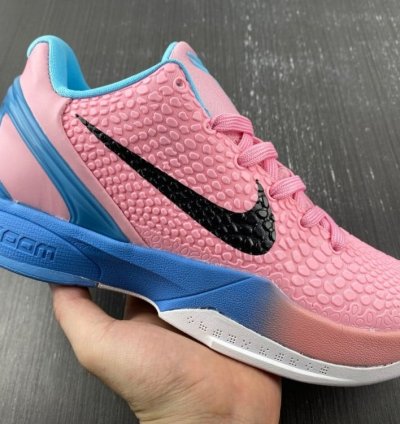 Kobe 6 Protro Pinkfire Blue Black-White