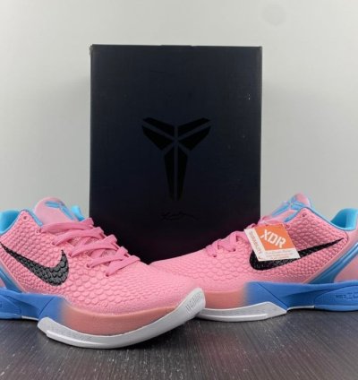 Kobe 6 Protro Pinkfire Blue Black-White