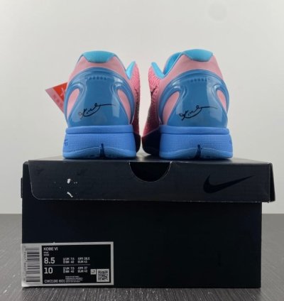 Kobe 6 Protro Pinkfire Blue Black-White