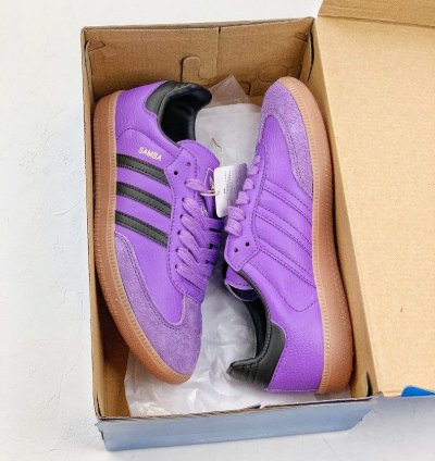 adidas shoes Samba OG 'Shadow Violet Gum' - IE7012