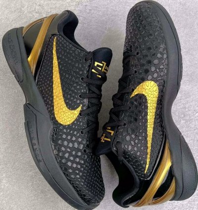 Nike Kobe 6 BHM Black Gold - 429659-011