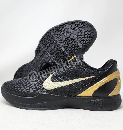 Nike Kobe 6 BHM Black Gold - 429659-011