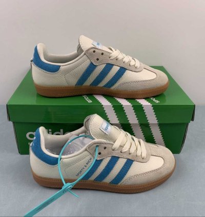 adidas Sporty & Rich Samba OG Cream Blue - IE7096