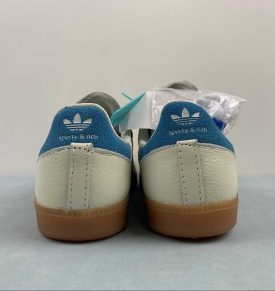 adidas Sporty & Rich Samba OG Cream Blue - IE7096