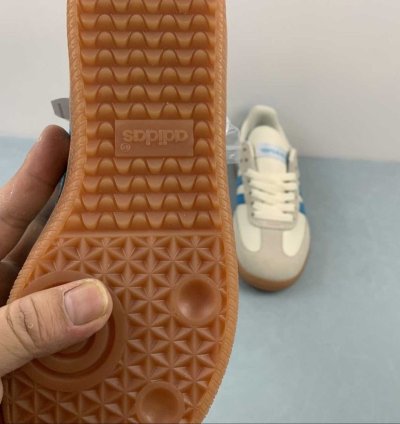 adidas Sporty & Rich Samba OG Cream Blue - IE7096