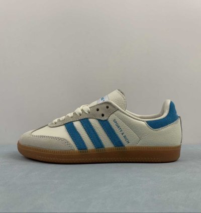 adidas Sporty & Rich Samba OG Cream Blue - IE7096