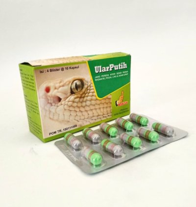 ULAR PUTIH Herbal Capsules – Wild Wasp Honey, Ginseng, Royal Jelly