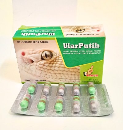 ULAR PUTIH Herbal Capsules – Wild Wasp Honey, Ginseng, Royal Jelly