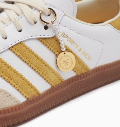 adidas Sporty Rich Samba OG White Bold Gold - IF5661
