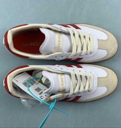 adidas Sporty & Rich Samba OG White Core Burgundy - IF5660